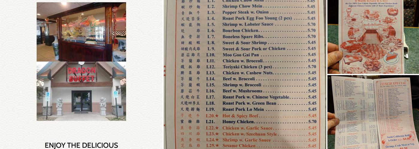Dragon Buffet Menu