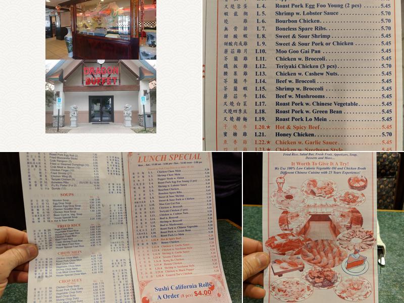 Dragon Buffet Menu