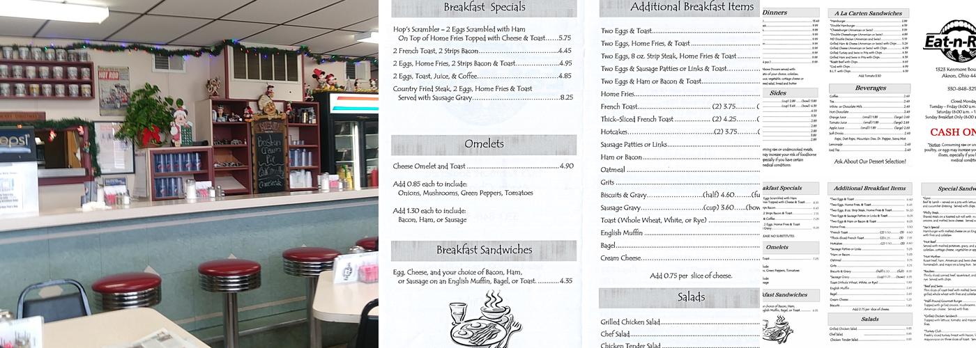 Eat N Run Menu