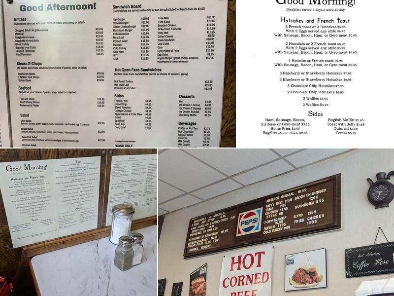 Shore Restaurant Menu