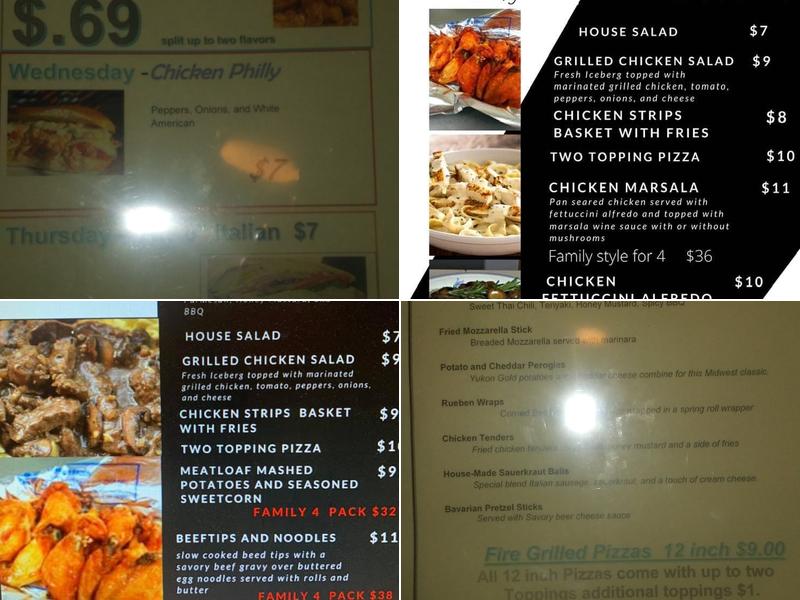 Fire & Ice Menu