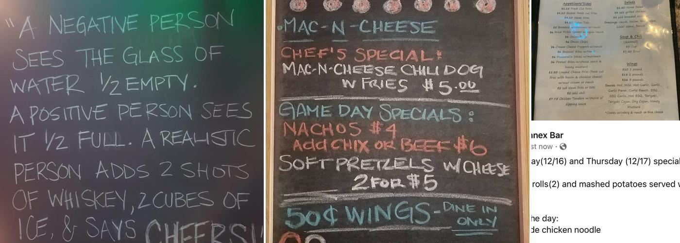 The Annex Bar & Grille Menu