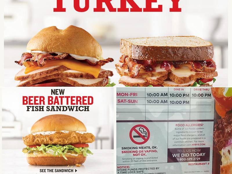 Arby's Menu
