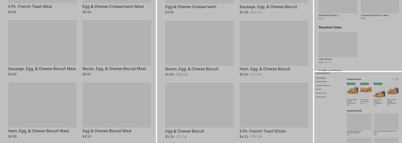 Burger King Menu