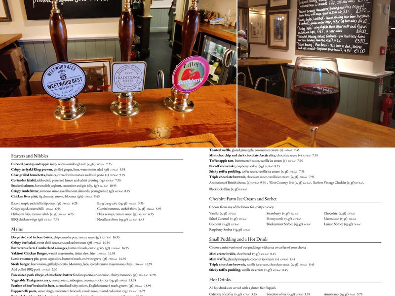 The Morris Dancer Menu