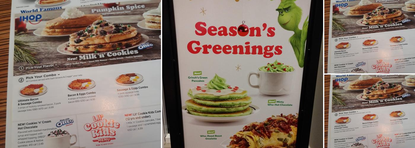 IHOP Menu