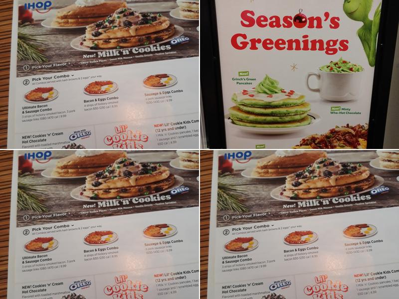 IHOP Menu