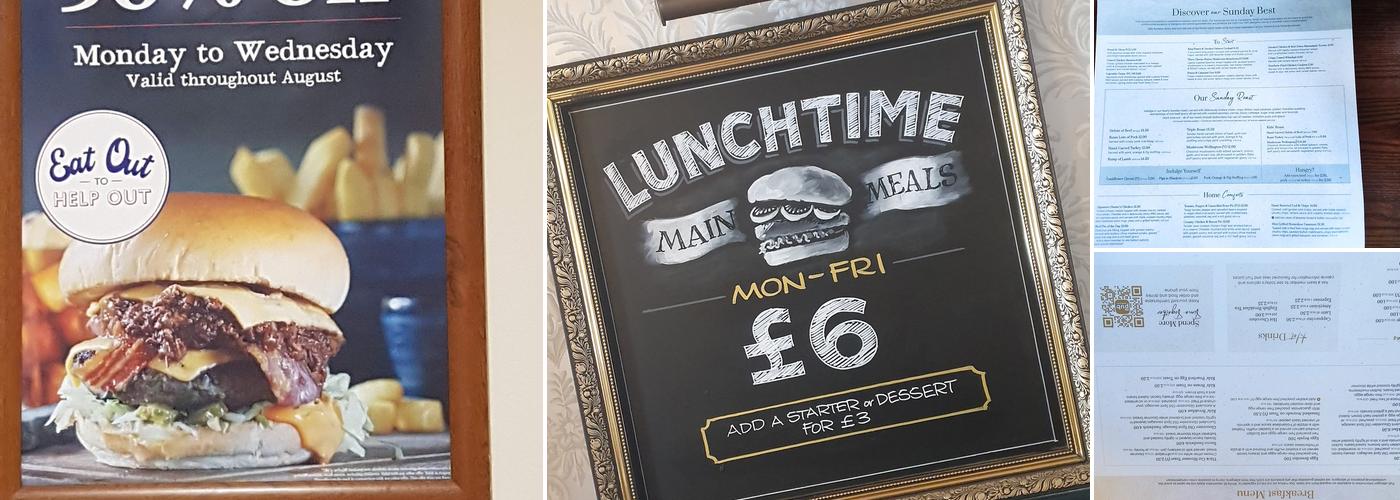 Queens Head Frodsham Menu