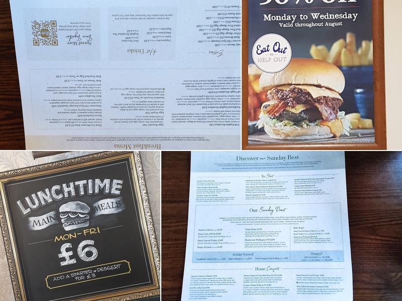 Queens Head Frodsham Menu