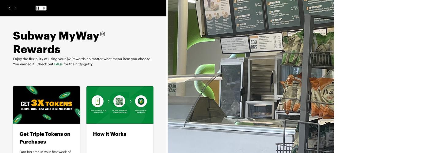 Subway Menu