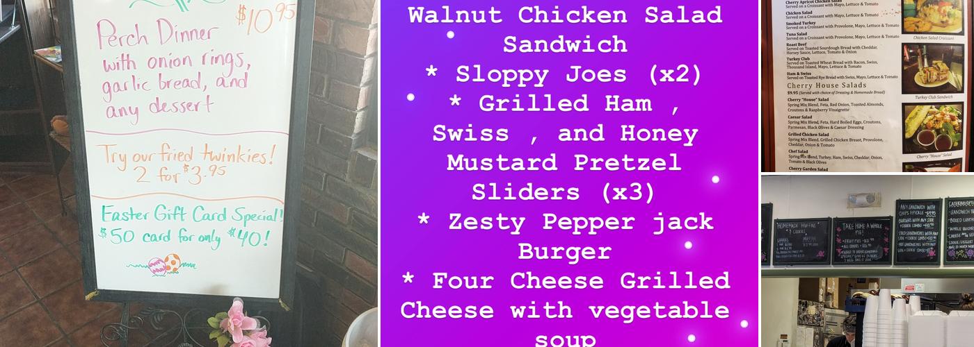 Cherry House Cafe Menu