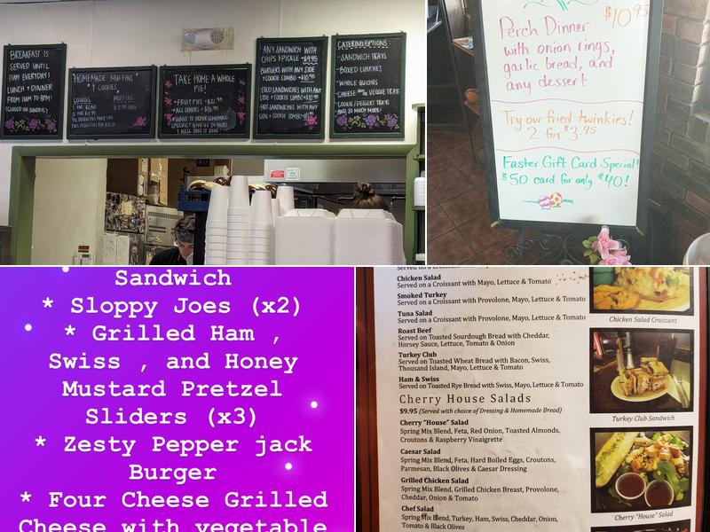 Cherry House Cafe Menu