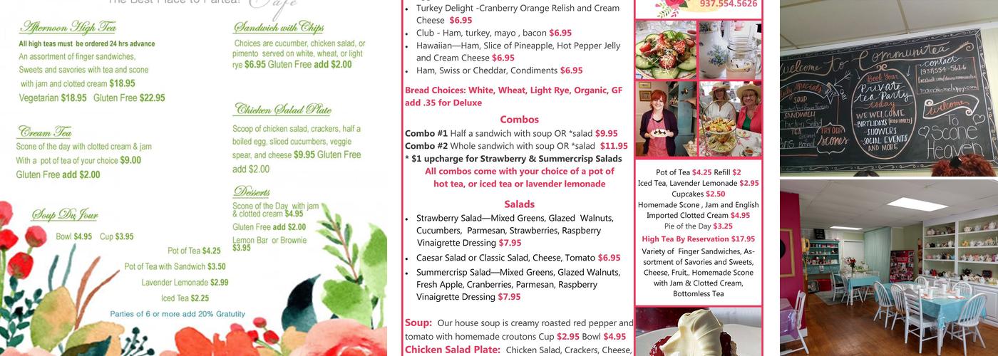 Communitea Cafe Menu