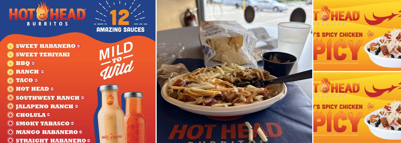 Hot Head Burritos Menu