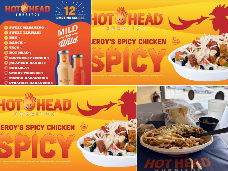 Hot Head Burritos Menu