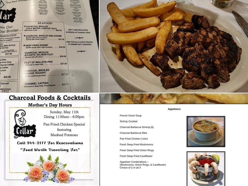 The Cellar Menu