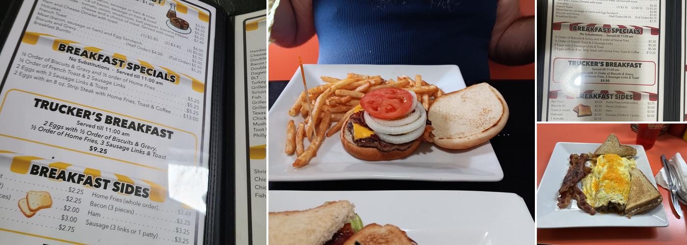 Dixie Diner Menu