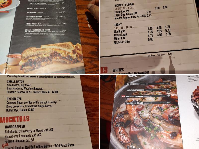 Smokey Bones Dayton Menu