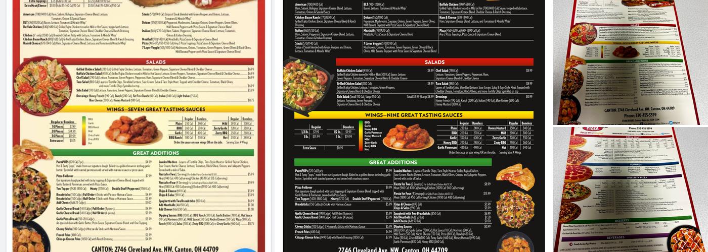 East of Chicago Menu