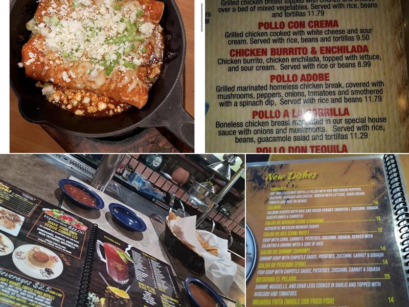 Don Tequila Bar & Grill Menu