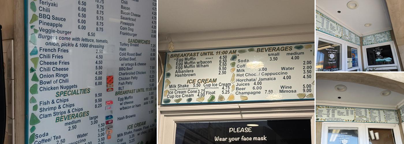 Coney Island West Menu