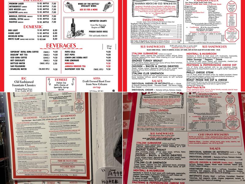 Original Antonio's Pizza - Deli Menu