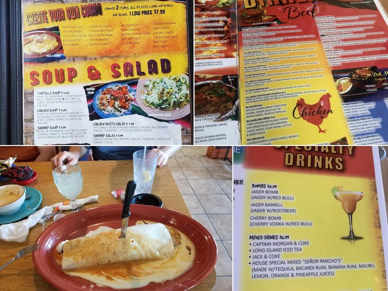 Señor Pancho's Menu