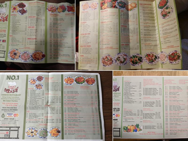 No.1 Menu
