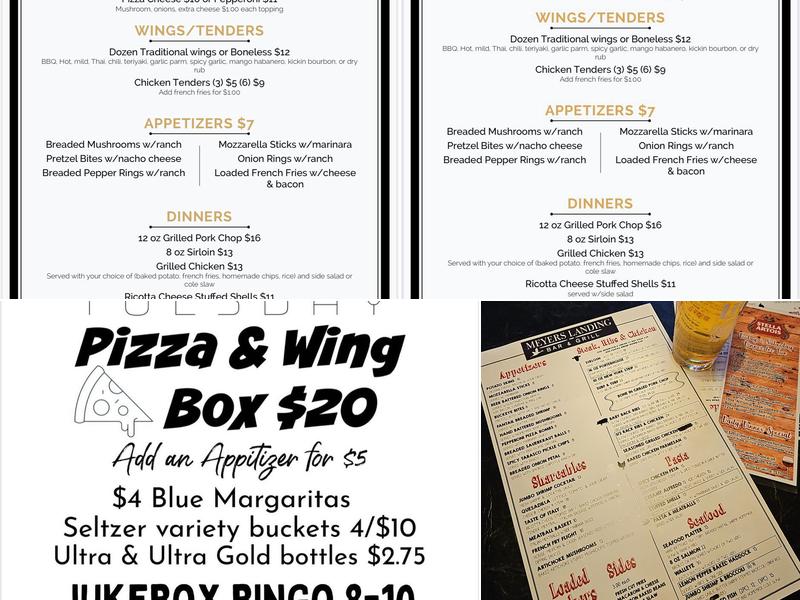 Meyers Landing Bar & Grill Menu