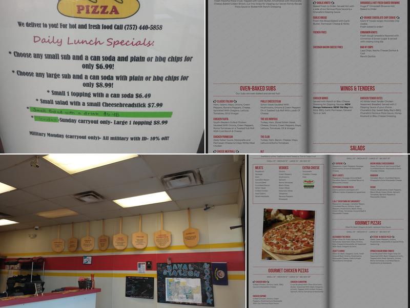 Chanello's Pizza #1 Hampton Blvd Menu