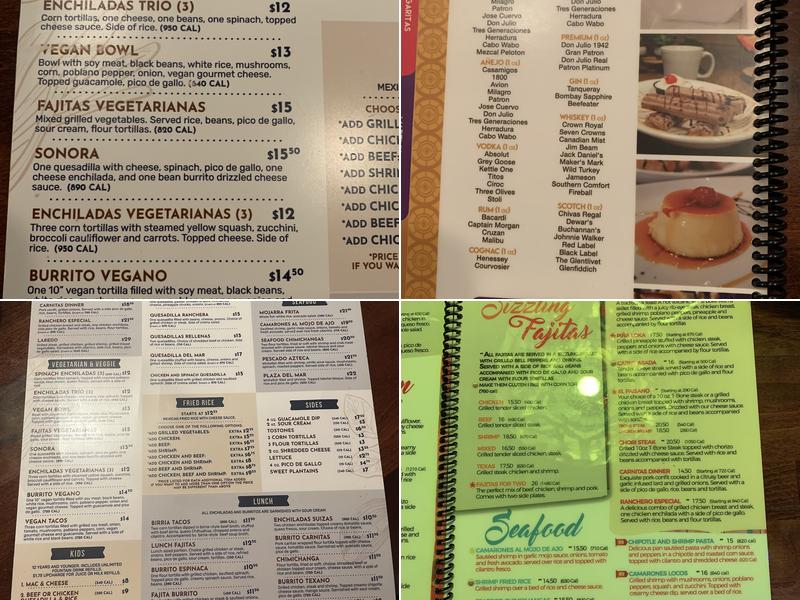 Plaza Azteca · Gaviotas Menu