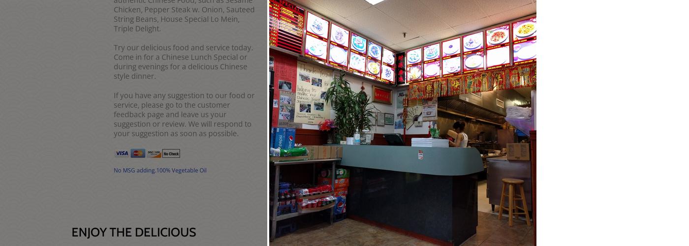 Jacky Chen Restaurant Menu