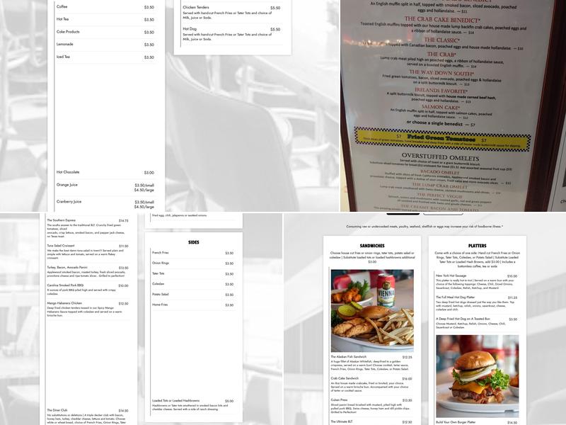 Little Dog Diner Menu