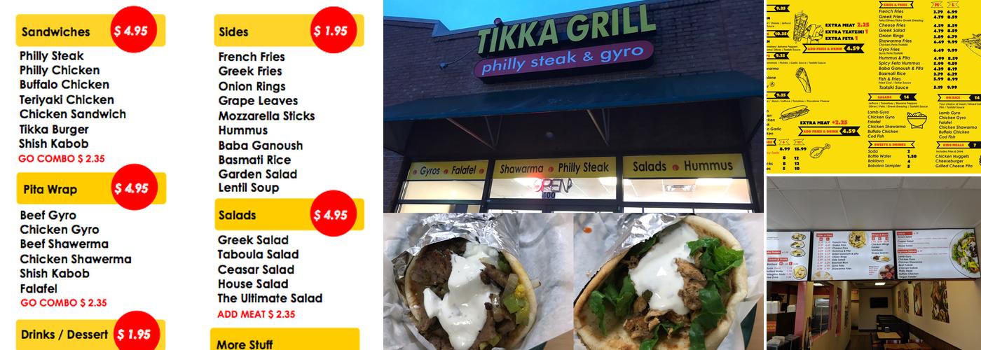 Tikka Grill Menu