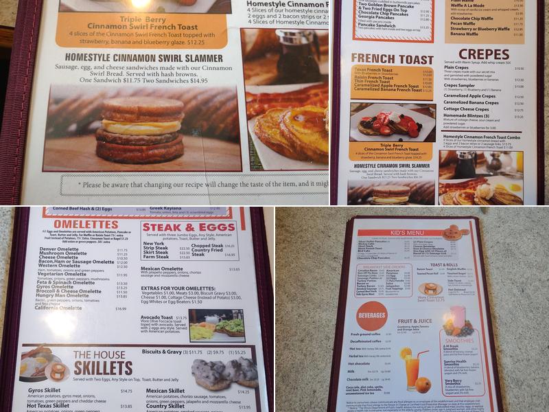 Mrs V's Restaurant Menu