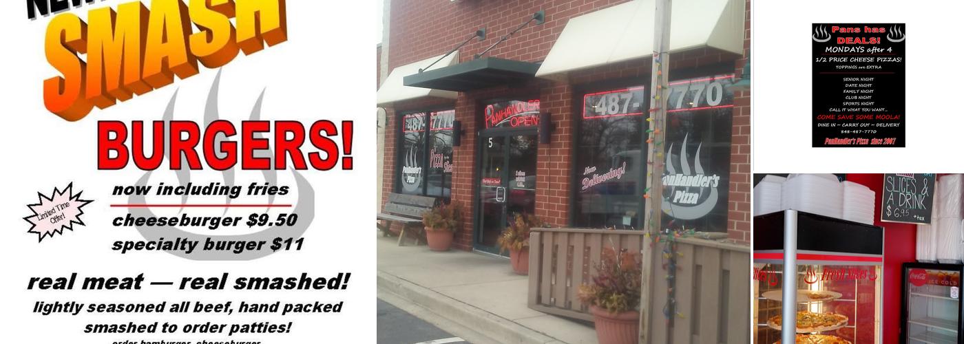 Panhandler's Pizza Menu