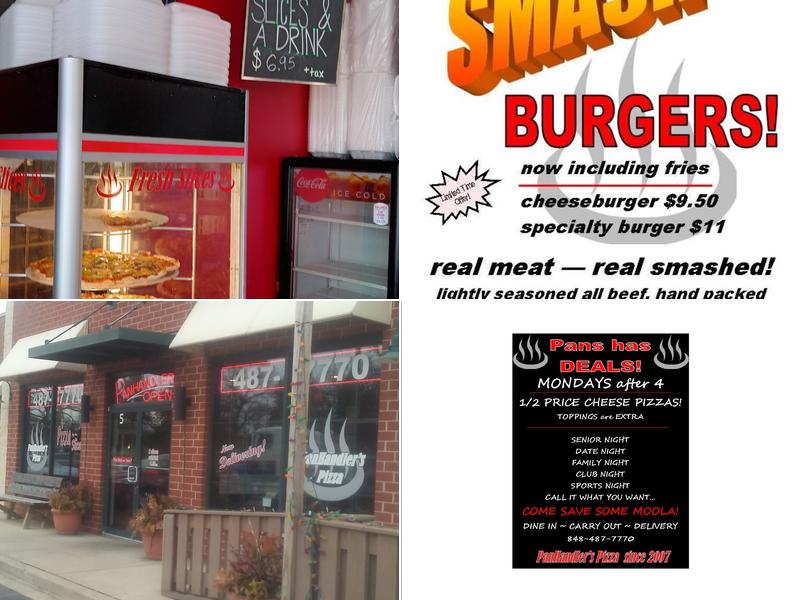 Panhandler's Pizza Menu