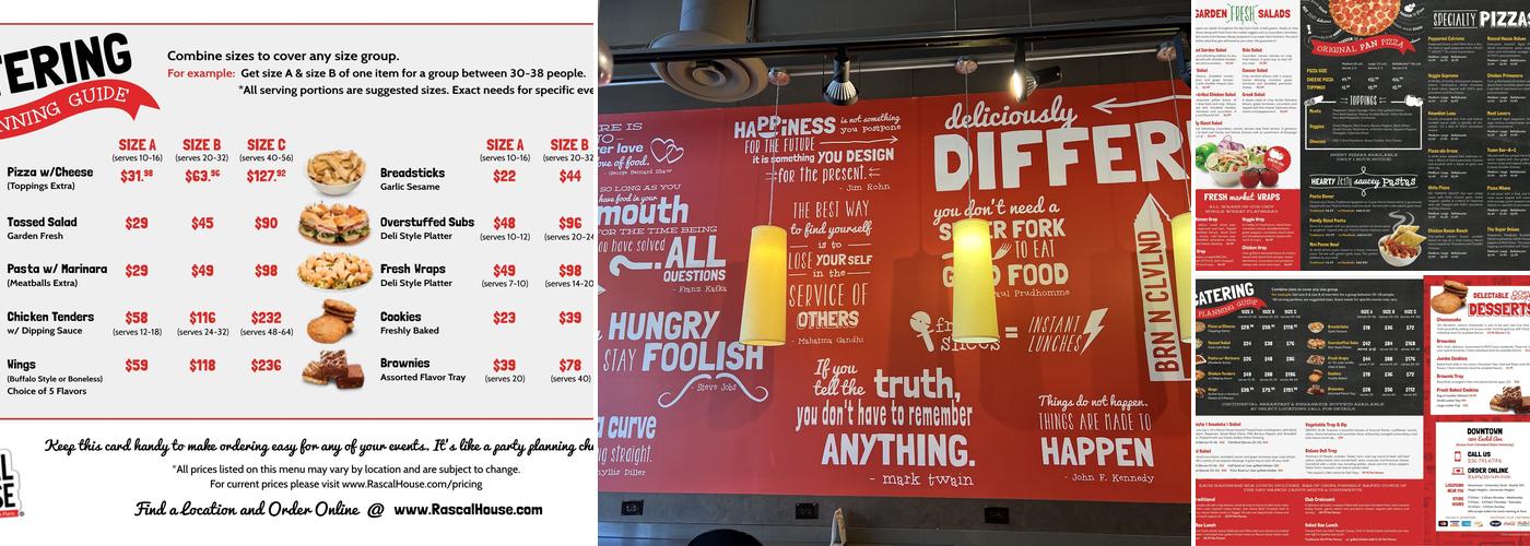 Rascal House Menu