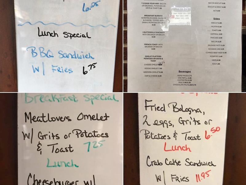 Linda's Diner Menu