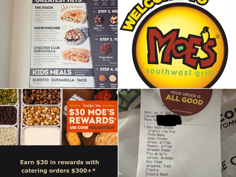 Moe's Southwest Grill Menu