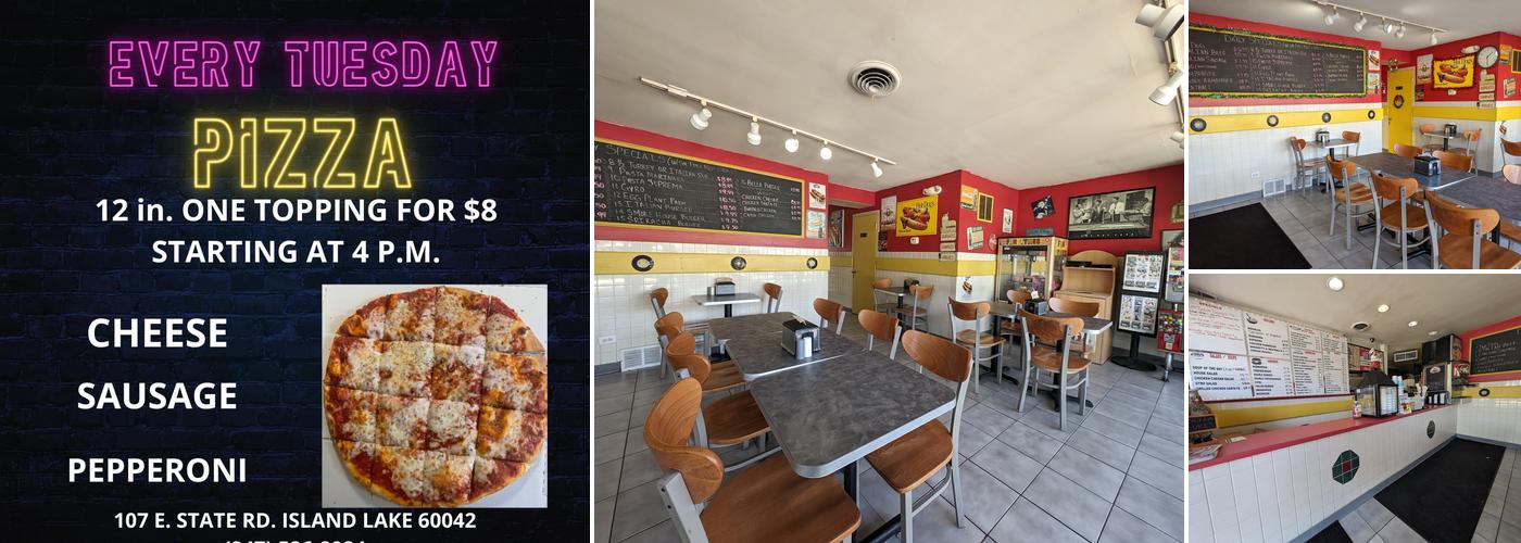 Bella Lukes of Island Lake Menu