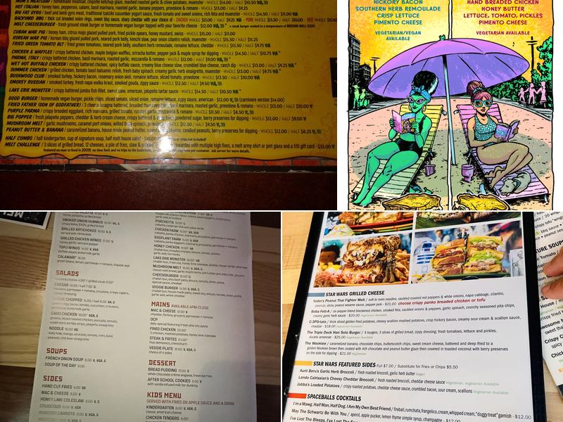 Melt Bar and Grilled Menu