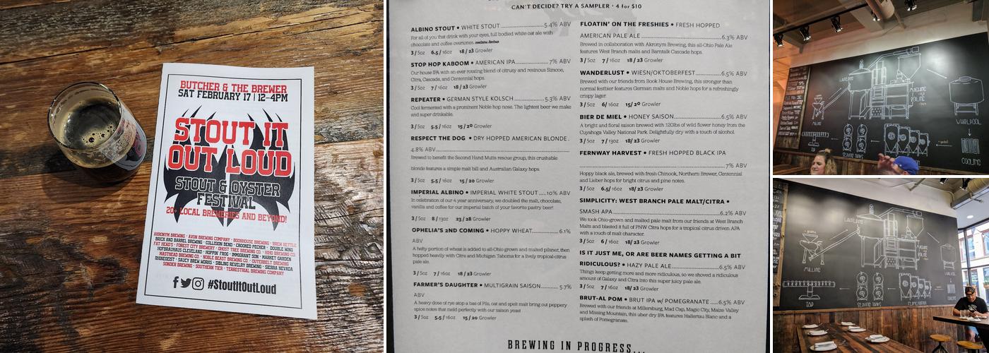 Butcher and the Brewer Menu