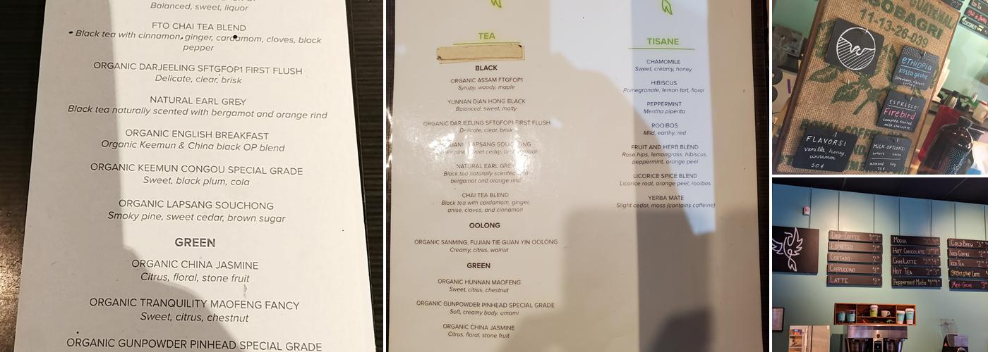 Phoenix Coffee Co Menu