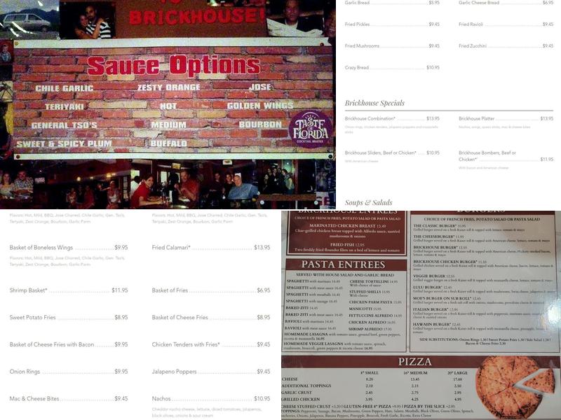 Brickhouse Tavern Menu