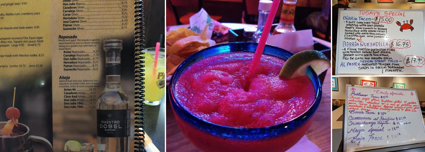 Cozumel Menu