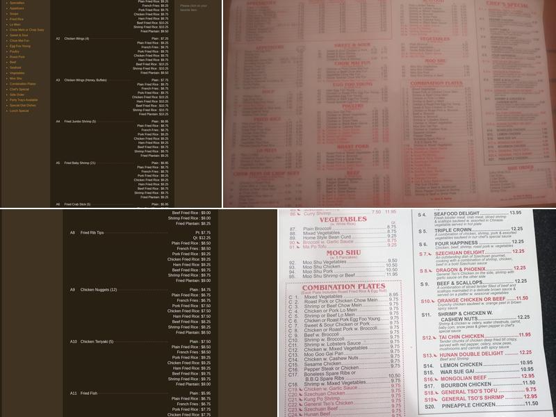 China Wok Menu