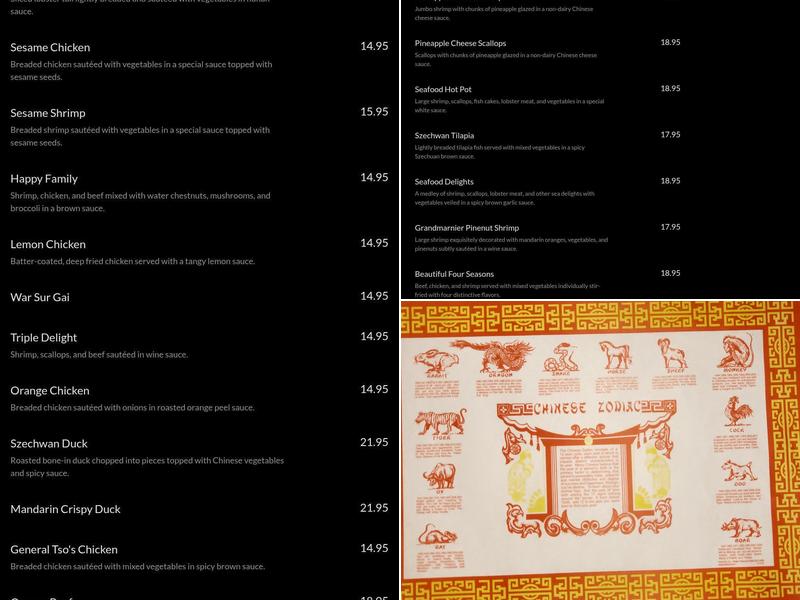 Szechwan Garden Menu