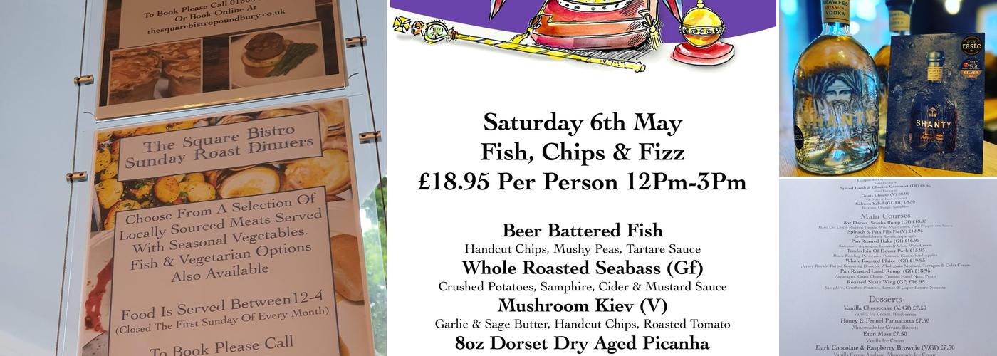 The Square Bistro Poundbury Menu