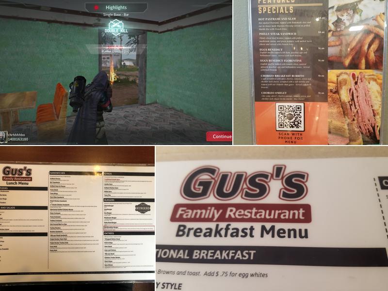 Gus's Old Brooklyn - Family Restaurant Menu